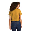 Next Level Women's Antique Gold Festival Cali Crop Tee