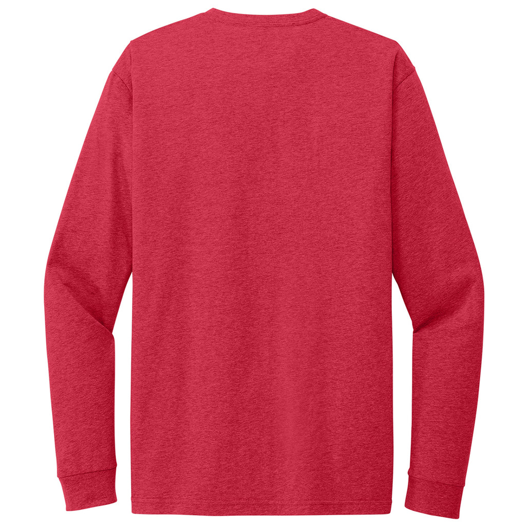 Next Level Apparel Unisex Red CVC Long Sleeve Tee