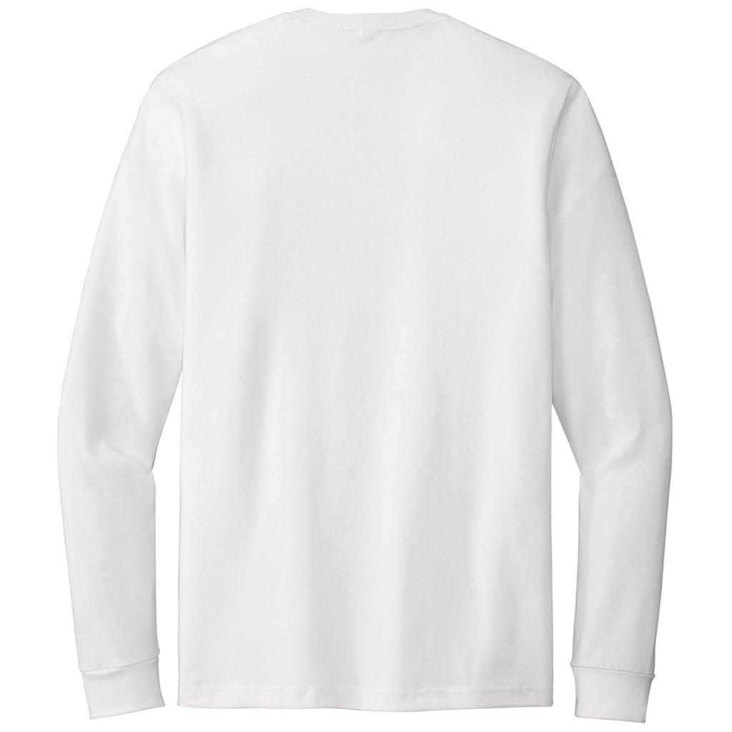 Next Level Apparel Unisex White CVC Long Sleeve Tee