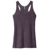 Next Level Women's Vintage Purple Tri-Blend Racerback Tank