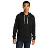 Next Level Unisex Black Beach Fleece Pullover Hoodie