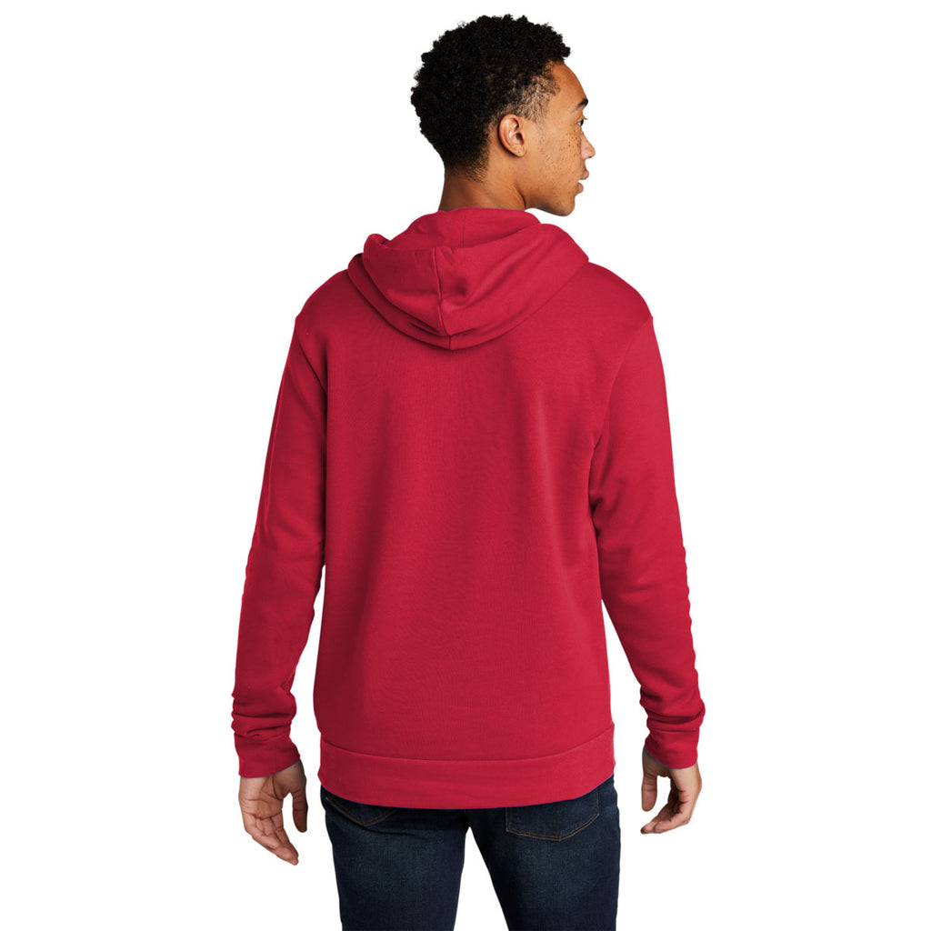 Next Level Unisex Red Beach Fleece Pullover Hoodie