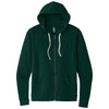 Next Level Unisex Forest Green Beach Fleece Full-Zip Hoodie