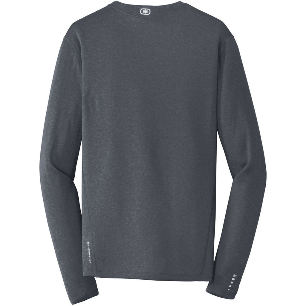 OGIO Endurance Men's Gear Grey Long Sleeve Pulse Crew