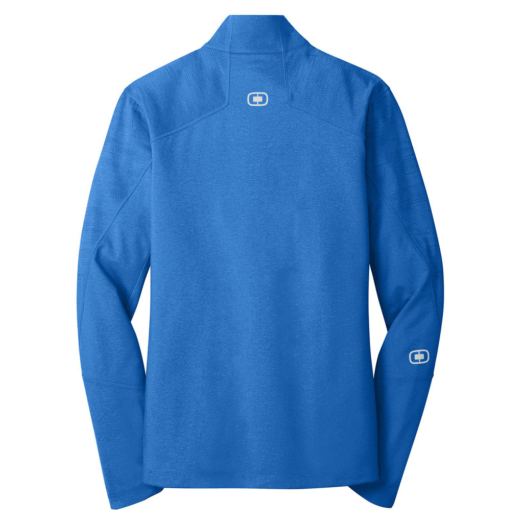 OGIO Endurance Men's Electric Blue Heather Sonar Full-Zip