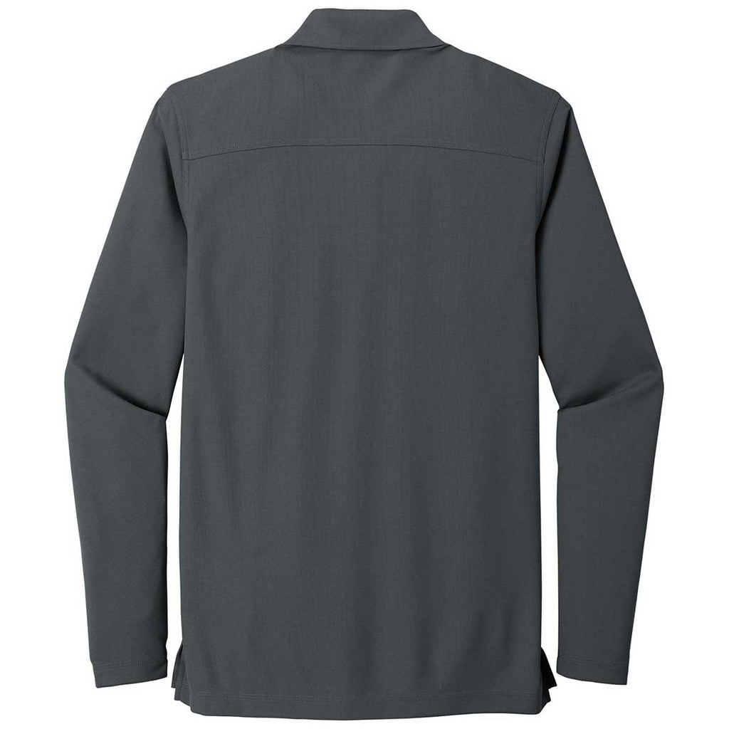 OGIO Men's Diesel Grey Caliber 2.0 Long Sleeve Polo