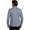 OGIO Men's Deep Blue Heather Extend Long Sleeve Button Up