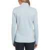 Original Penguin Women's Pearl Blue Clubhouse Mock Pullover