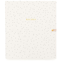 Sugar Paper Black Stripe Recipe Binder