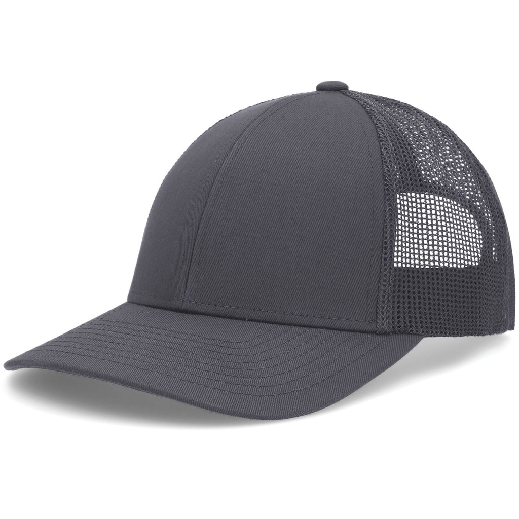 Pacific Headwear Graphite Low-Pro Trucker Cap