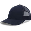 Pacific Headwear Navy Low-Pro Trucker Cap