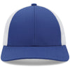 Pacific Headwear Royal/White/Royal Low-Pro Trucker Cap