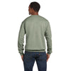 Hanes Unisex Stonewash Green 7.8 oz. EcoSmart 50/50 Fleece Crew