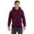 Hanes Men's Maroon 7.8 oz. EcoSmart 50/50 Pullover Hood