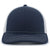 Pacific Headwear Navy/White/Navy Air Mesh Sidline Cap