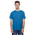 Hanes Men's Neon Blue Heather 4.5 oz. X-Temp Performance T-Shirt