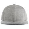 Pacific Headwear Light Heather Wool Blend Heather Snapback Cap