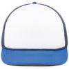 Pacific Headwear White/Navy/Royal Foamie Fresh Trucker Cap