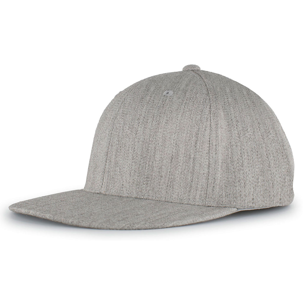 Pacific Headwear Light Heather Premium Acrylic/Wool Blend FlexFit Cap