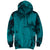 Port & Company Men's Black Teal Crystal Tie-Dye Pullover Hoodie