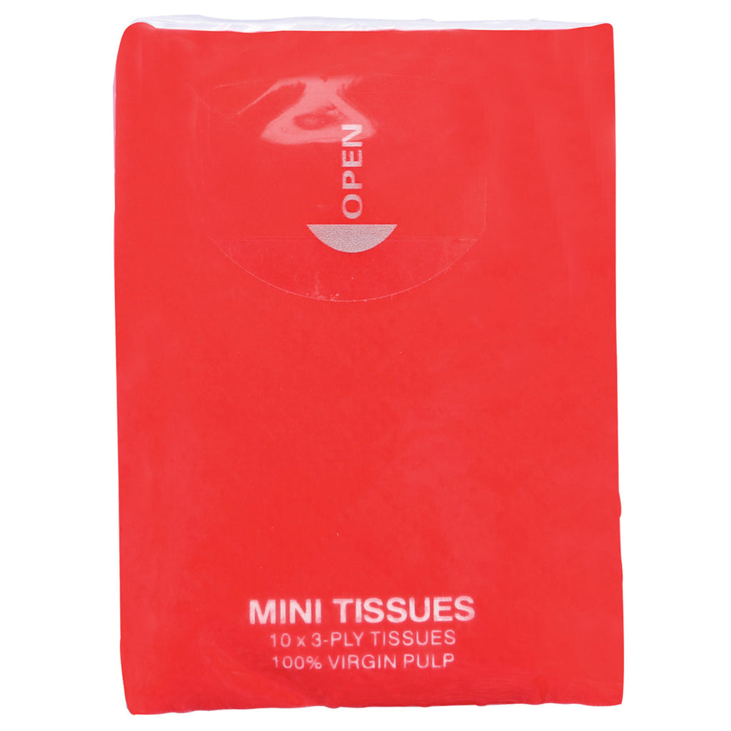 Primeline Red Mini Tissue Packet