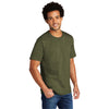 Port & Company Men's Military Green Heather Tri-Blend Tee