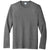 Port & Company Men's Graphite Heather Tri-Blend Long Sleeve Tee