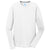 Port & Company Men's White Long Sleeve Performance Blend Tee