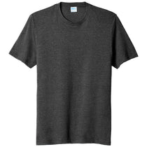 Port & Company Men's Black Heather Fan Favorite Blend Tee