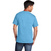 Port & Company Men's Aquatic Blue Core Cotton DTG Tee