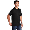 Port & Company Men's Jet Black Core Cotton DTG Tee