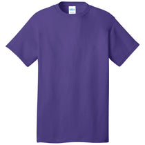 Port & Company Men's Purple Core Cotton DTG Tee