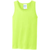 Port & Company Men's Neon Yellow Core Cotton Tank Top