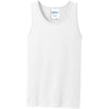 Port & Company Men's White Core Cotton Tank Top