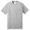 Port & Company Men's Ash Tall Core Blend Pocket Tee