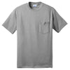 Port & Company Men's Athletic Heather Core Blend Pocket Tee