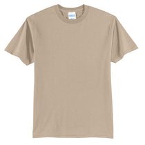 Port & Company Men's Desert Sand Tall Core Blend Tee