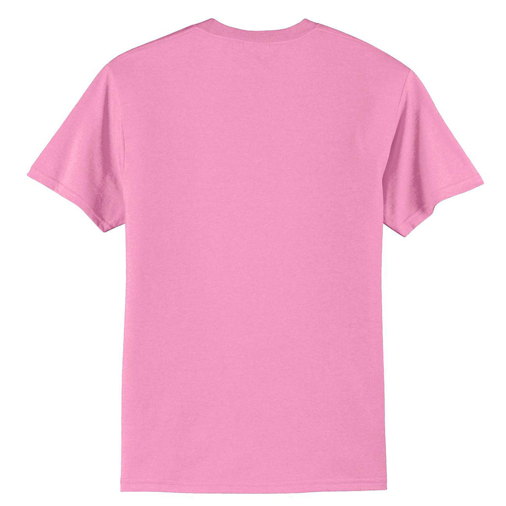 Port & Company Men's Candy Pink Core Blend Tee