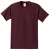 Port & Company Men's Althetic Maroon Essential Pocket Tee