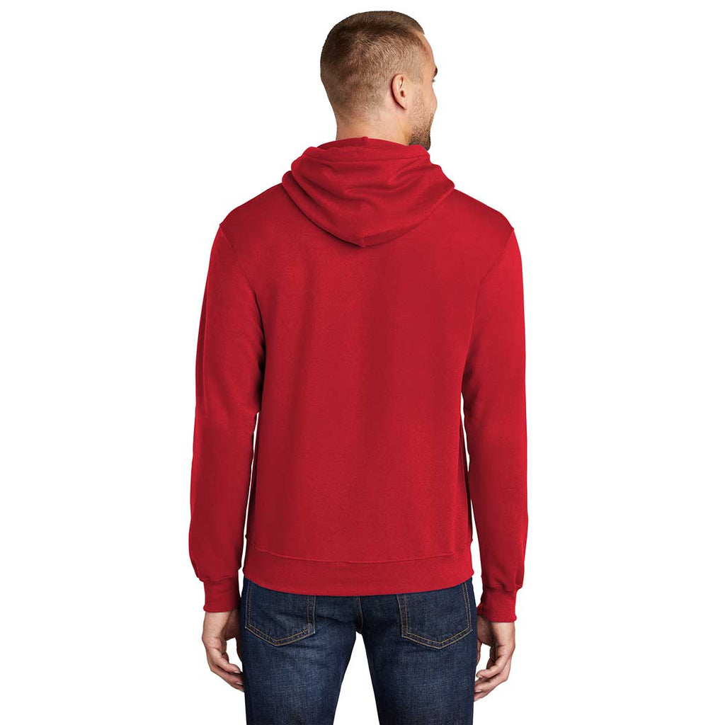 Port & Company Men's Red Tall Core Fleece Pullover Hoodie