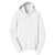 Port & Company Men's White Fan Favorite Fleece Pullover Hooded Sweatshirt