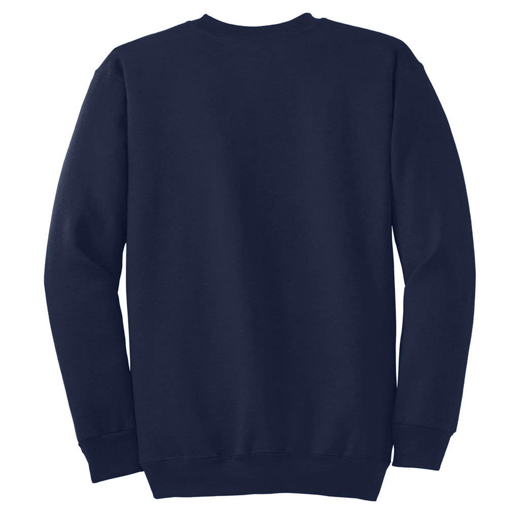 Port & Company Navy Ultimate Crewneck Sweatshirt