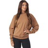 Glyder Women's Almond Vintage Oversized Crew