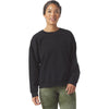 Glyder Women's Black Vintage Oversized Crew