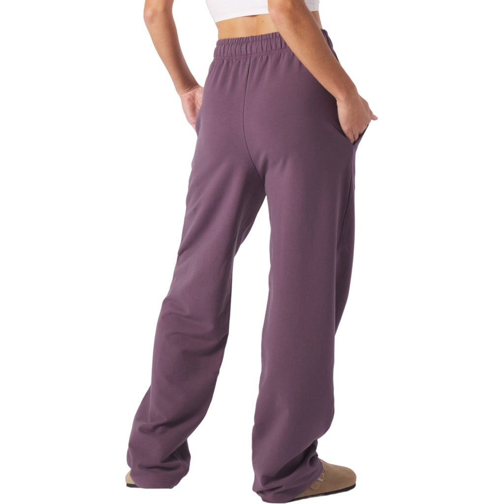 Glyder Women's Berry Wine Straight Leg Sweatpant