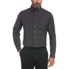 Perry Ellis Men's Caviar Black Tall Heathered Woven Shirt