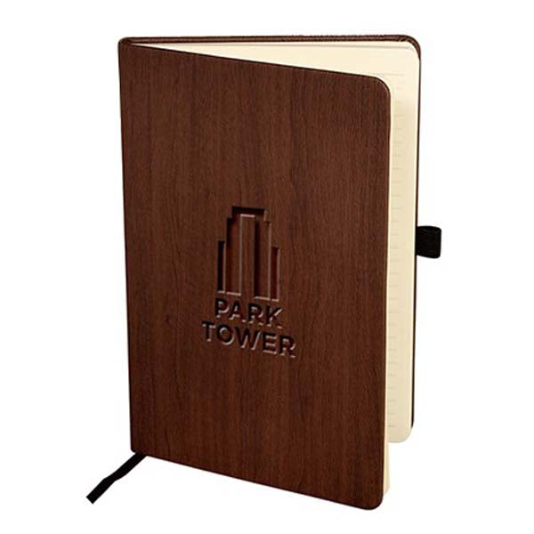 Primeline Brown Woodgrain Journal