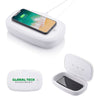Primeline White UV Phone Sanitizer with Wireless Charger