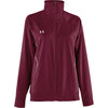 Under Armour Women's Maroon Pregame Woven Full Zip