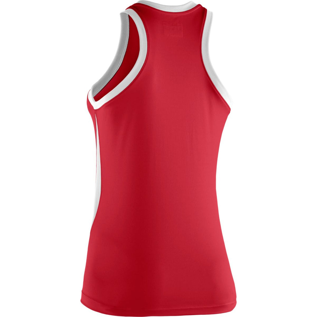 Under Armour Women's Red Recruit Sleeveless T-Shirt